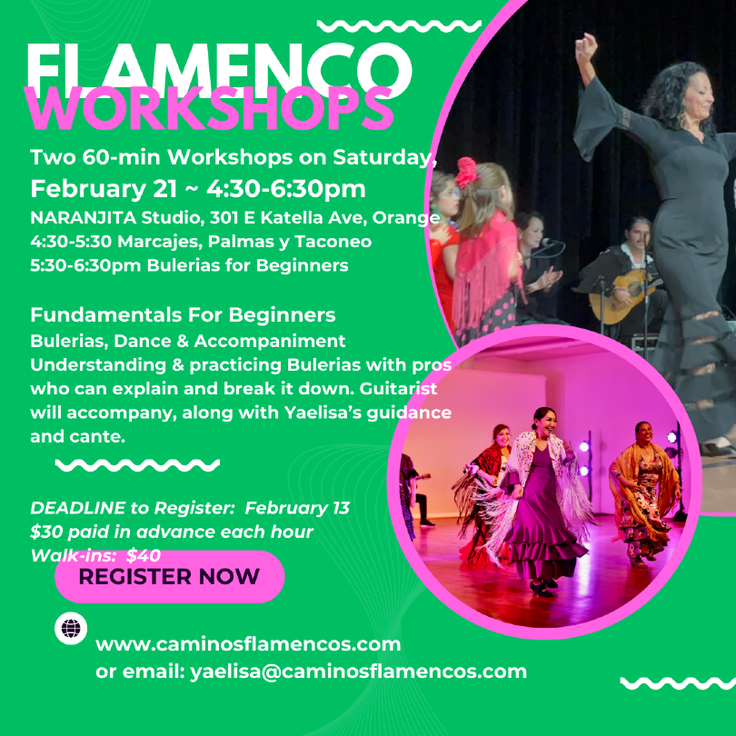 BEGINNER MONTHLY CLASS FEB