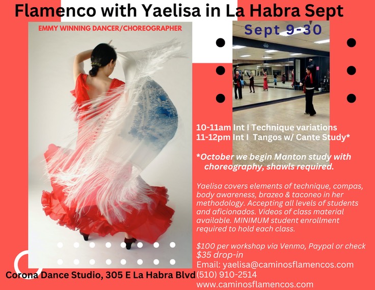 Corona Dance Studio Flyer Sept