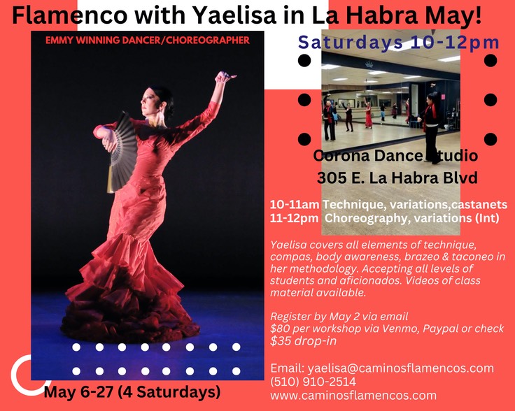 Corona Dance Studio May Flyer