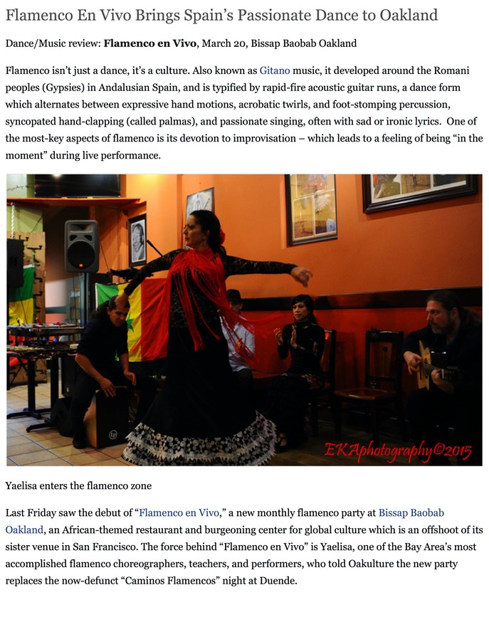 Flamenco En Vivo Brings Spain’s Passionate Dance to Oakland | Oakulture