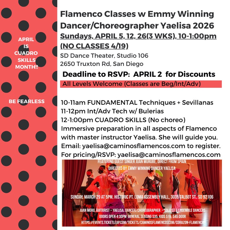 APRIL SAN DIEGO FLYER