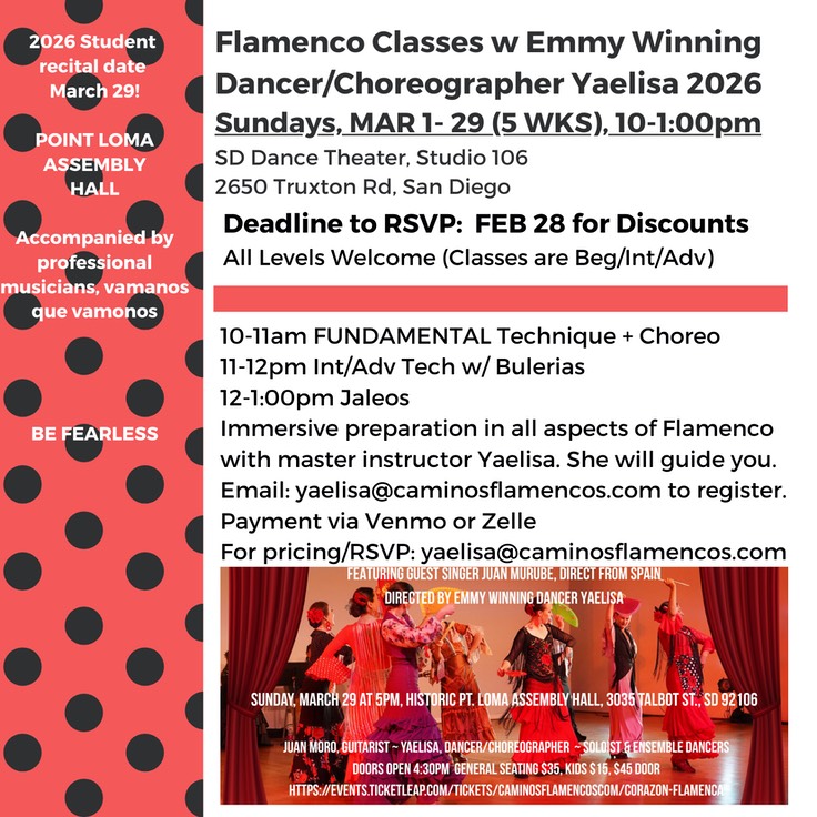 MARCH SAN DIEGO FLYER